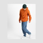 هودی کلاه دار نارنجی برند LEE - Image 4