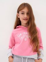 هودی کلاه دار صورتی Sinsay - Image 2