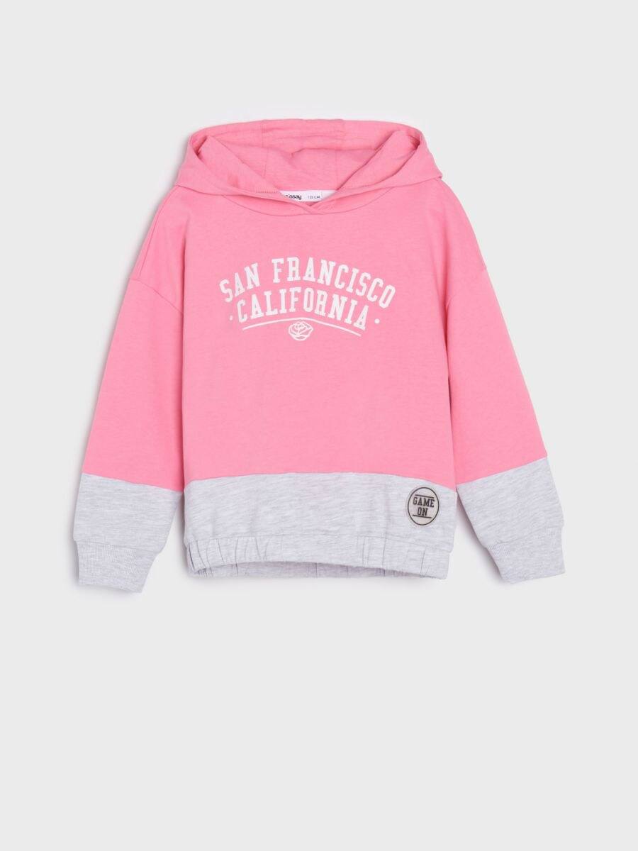 IMG_2048 هودی کلاه دار صورتی Sinsay - Image 1