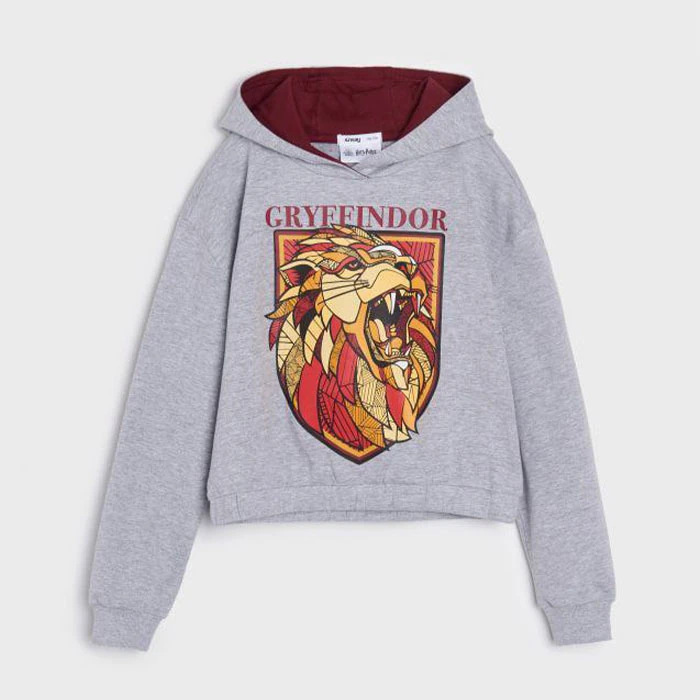 Sinsay girls' gray hoodie (1) هودی طوسی دخترانه sinsay