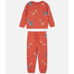 ست بلوز اسلش داخل کرکی نارنجی PRIMARK