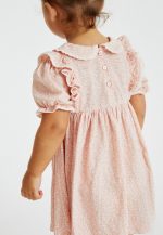 سارافون مجلسی یقه دار و سر  استین چین دار از برند next - Image 5