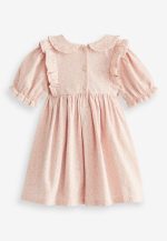 سارافون مجلسی یقه دار و سر  استین چین دار از برند next - Image 3