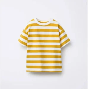 تیشرت نخی راه راه ZARA