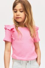 تیشرت کبریتی صورتی H&M - Image 2