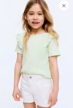 تیشرت کبریتی رنگ کاهویی H&M - Image 2