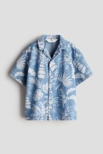 پیراهن جین هاوایی برند H&M