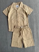 ست پیراهن و شلوارک لینن کرم ZARA - Image 2