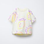 کراپ طرح لیموآبرنگی برند ZARA