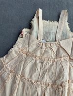 سارافون کرم گل دوزی لینن برند Zara - Image 5