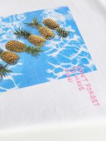 تیشرت سفید طرح اناناس برند RESERVED - Image 2