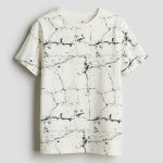 تیشرت نخی رنگ امیزی برند H&M