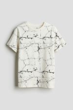 تیشرت نخی رنگ امیزی برند H&M