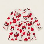 سارافون نخی استین دار برند H&M