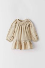 سارافون استین دار خامه دوزی برند zara